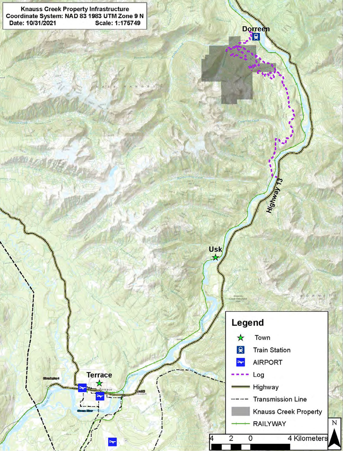 Knauss Creek - Prospect Ridge Resources Corporation